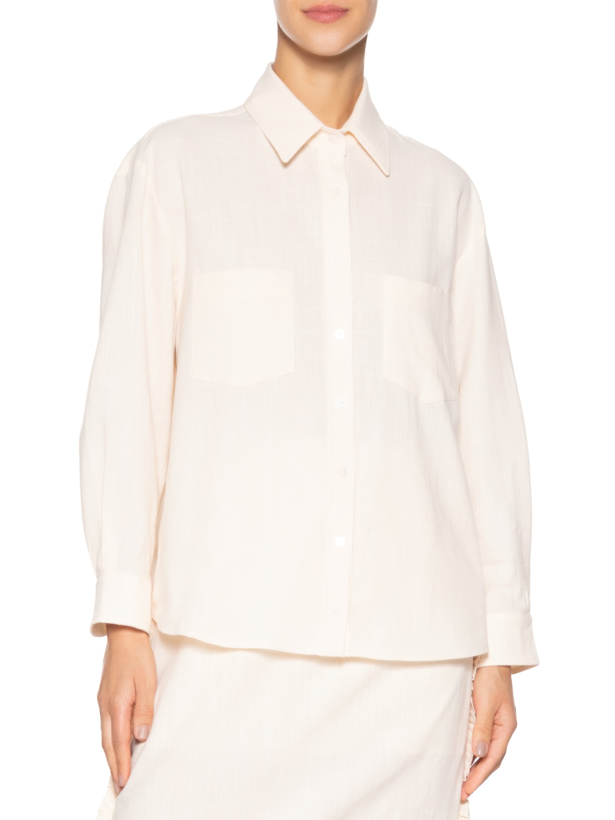 Camisa Feminina Iolita Off White A.niemeyer