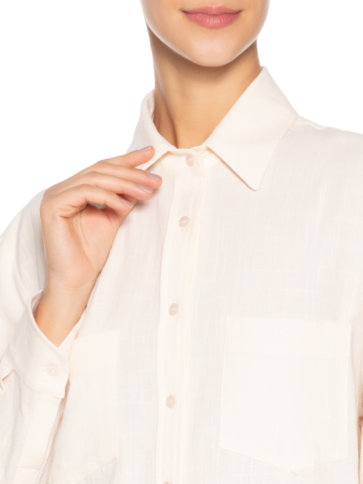 Camisa Feminina Iolita Off White A.niemeyer