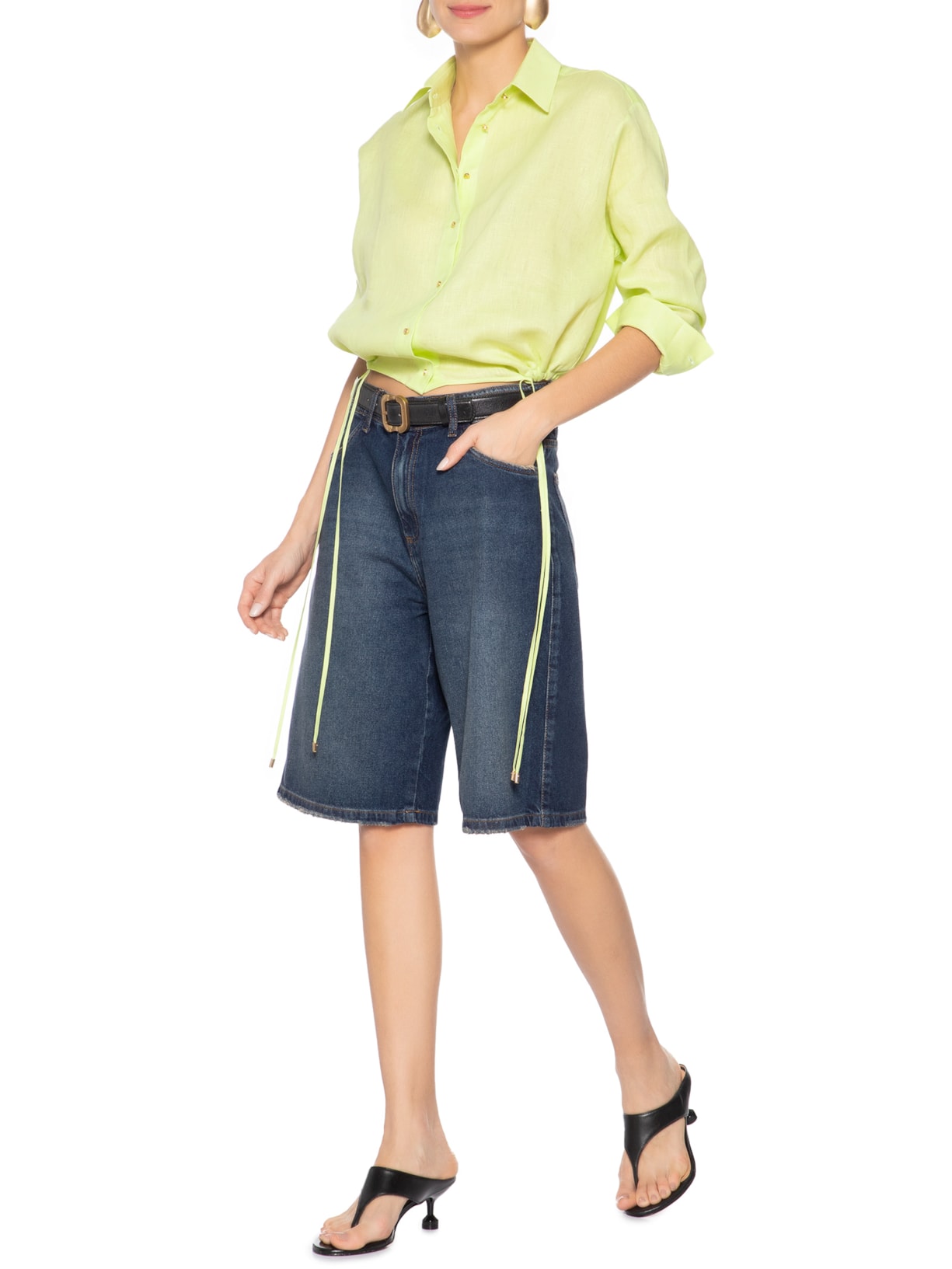 Camisa Feminina Iris II Verde Le Lis