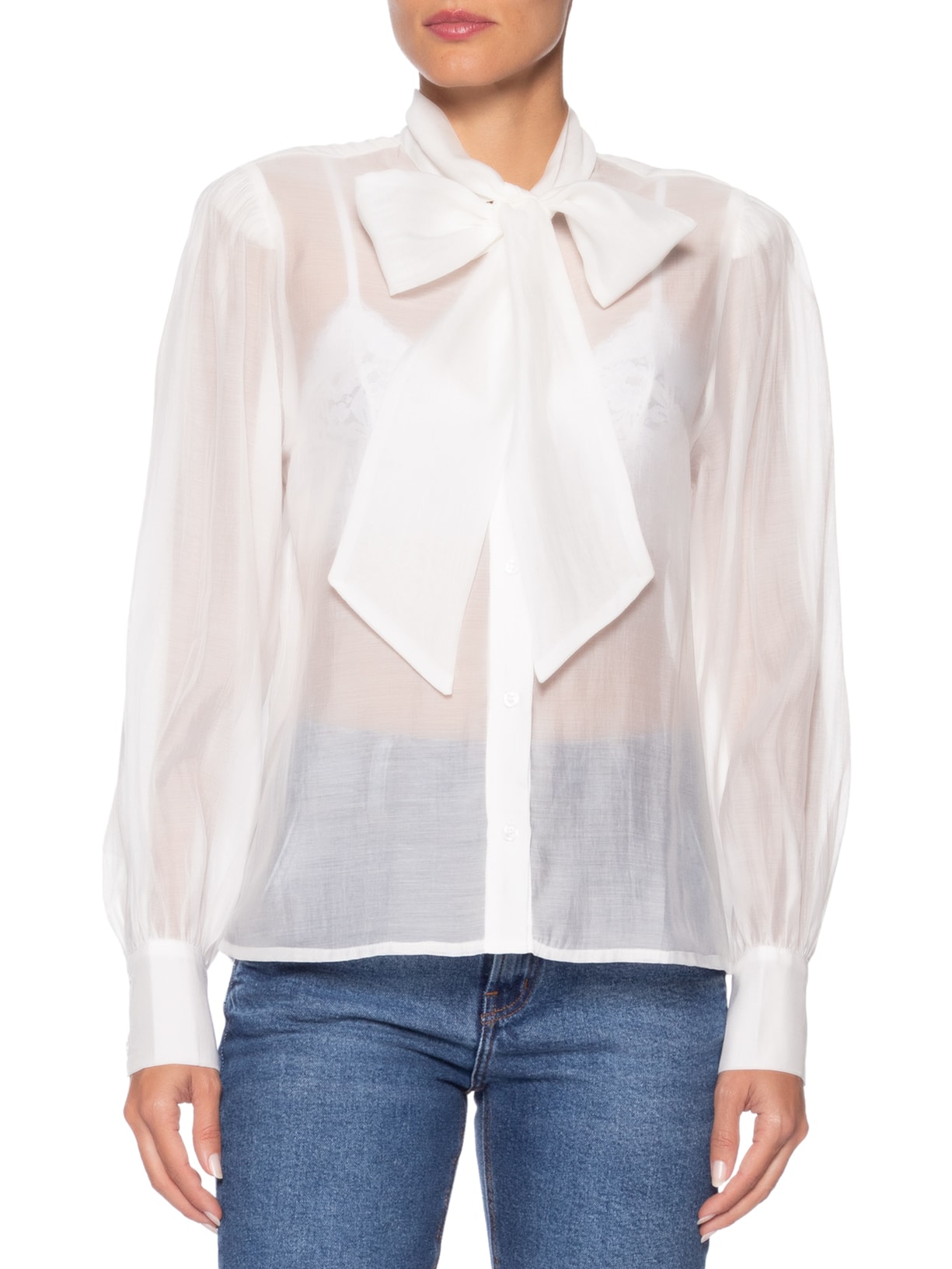 Camisa Feminina Isadora Off White Carol Bassi