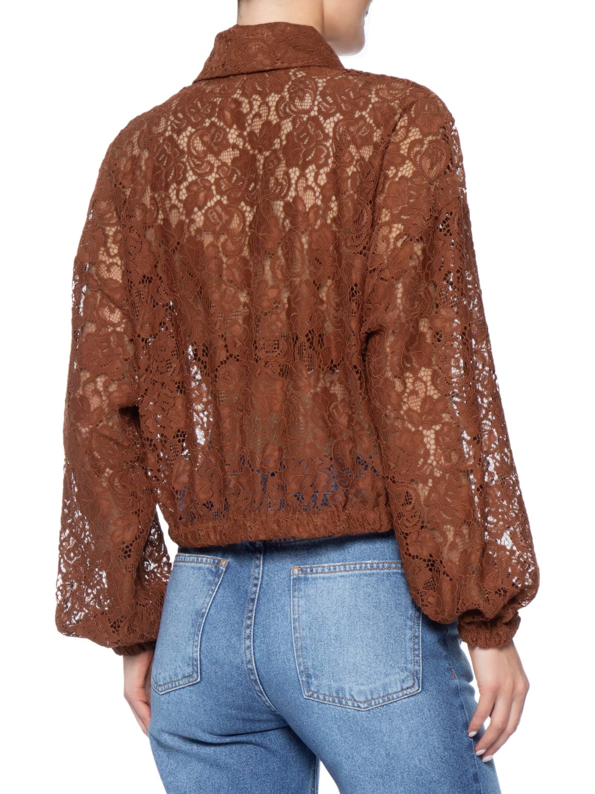 Camisa Feminina Jade Marrom Le Lis