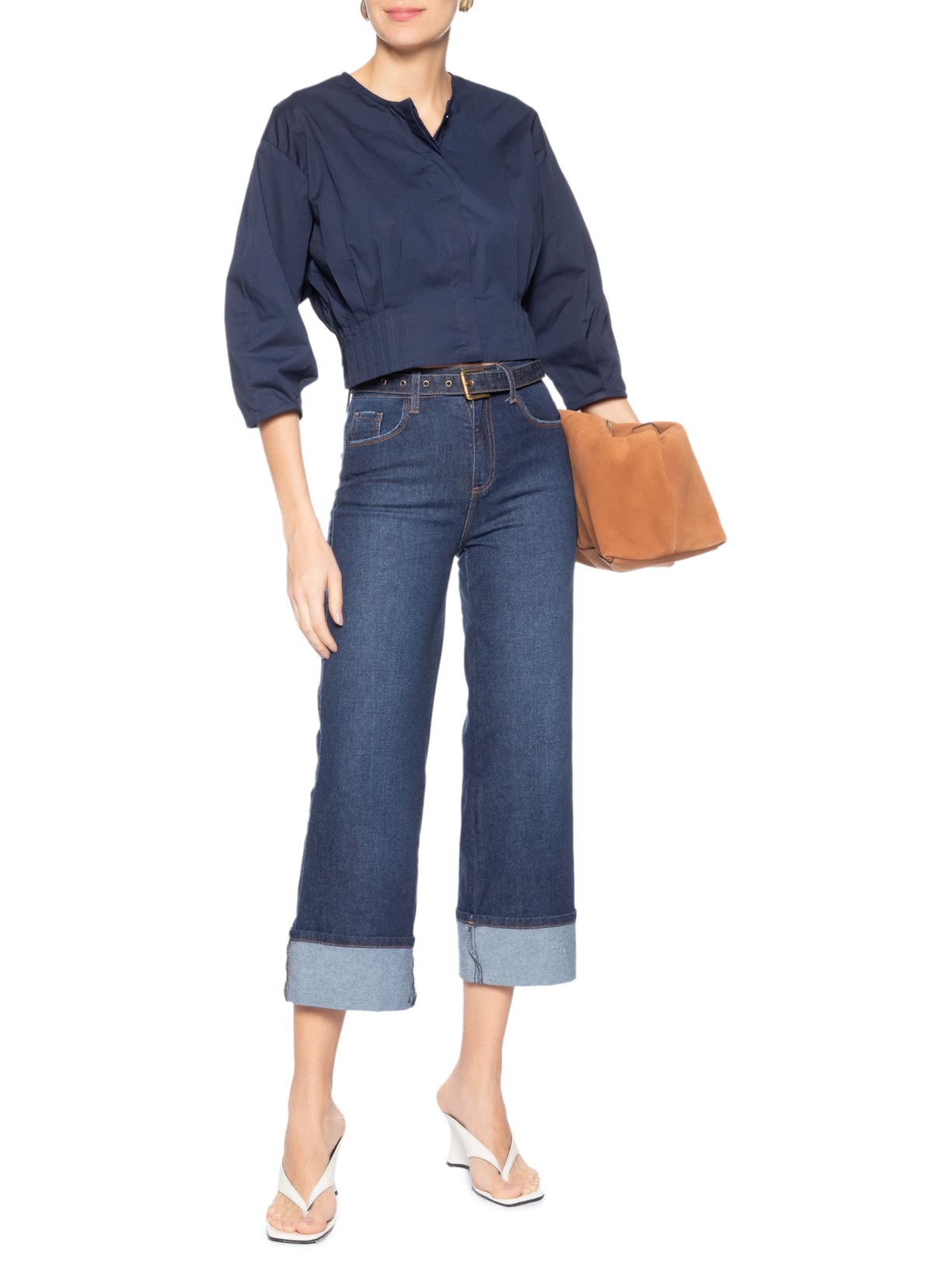 Camisa Feminina Janaina – Azul Le Lis