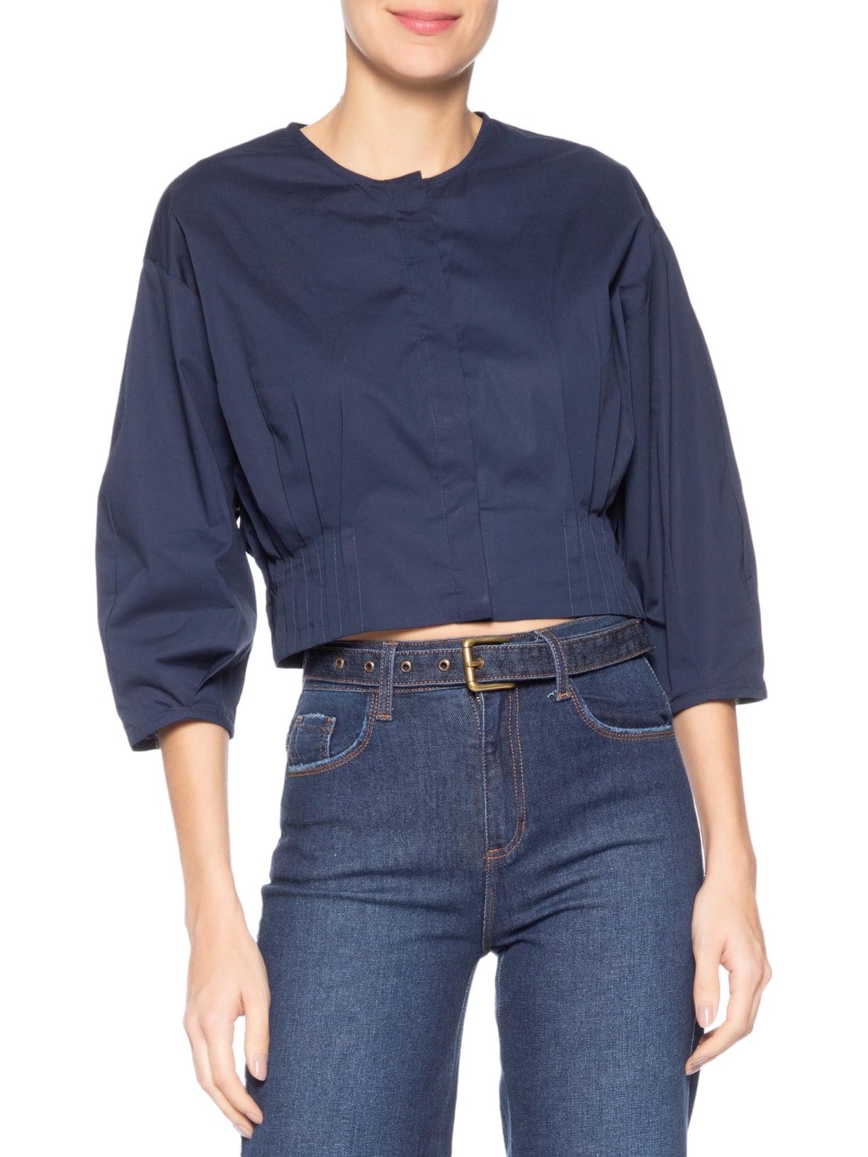 Camisa Feminina Janaina – Azul Le Lis