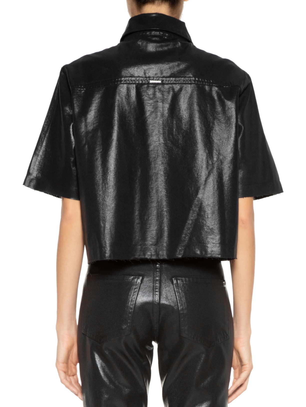 Camisa Feminina Jany Resinada Preto Le Lis