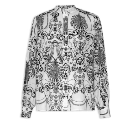 Camisa Feminina Jardin - Branco