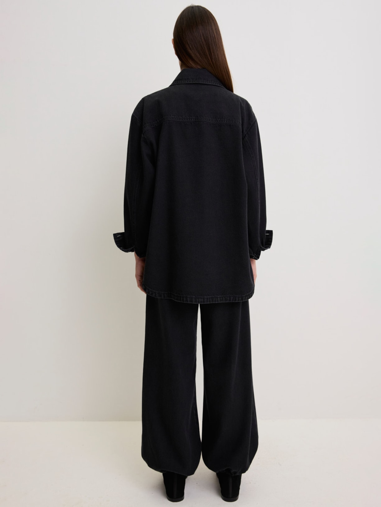 Camisa Feminina Jasmin Jeans Black I26 Preto Mixed