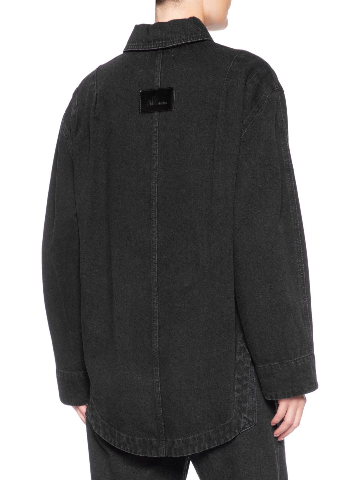 Camisa Feminina Jeans Camélia Preto Nk