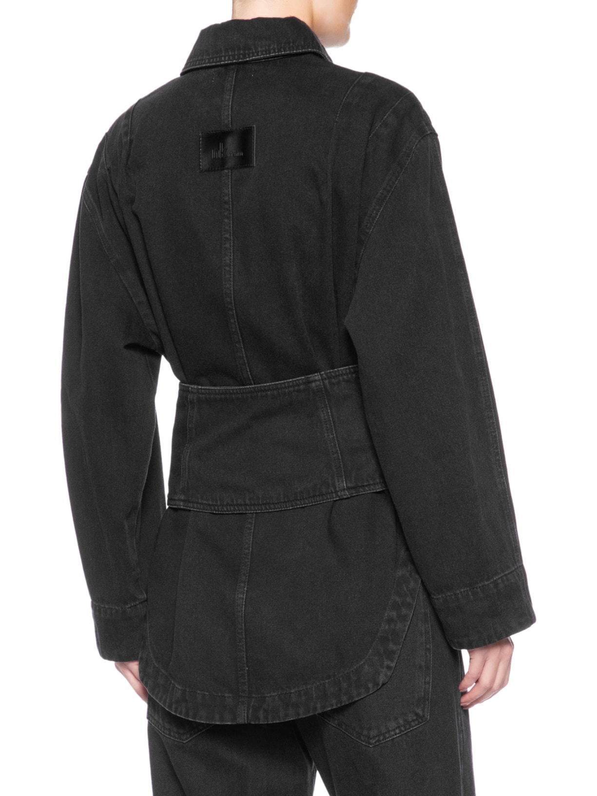 Camisa Feminina Jeans Camélia Preto Nk
