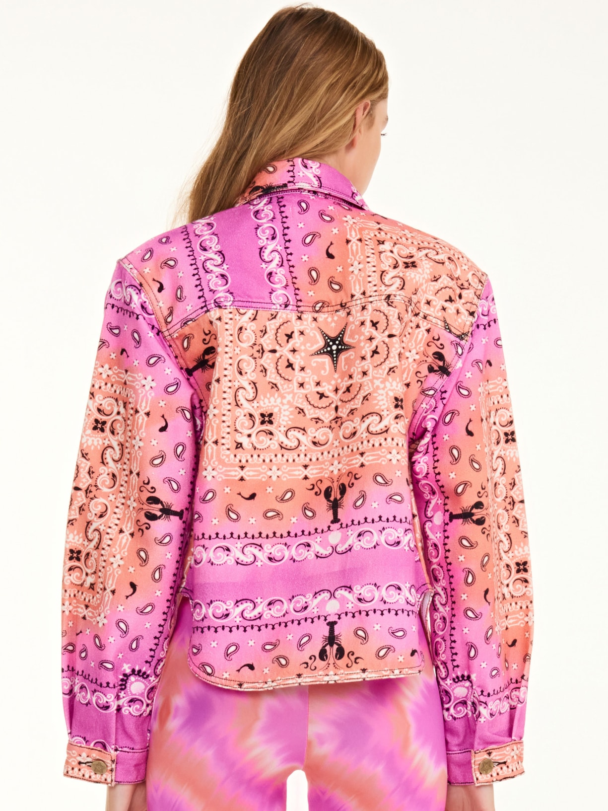 Camisa Feminina Jeans Capri Rosa Triya + Nv