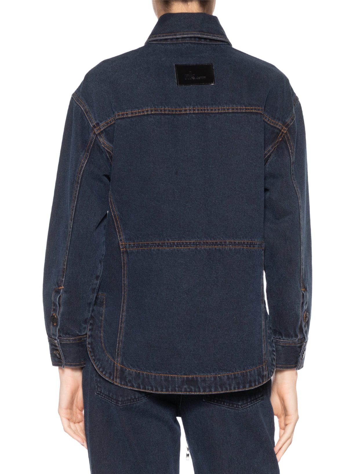 Camisa Feminina Jeans Fly Azul Nk