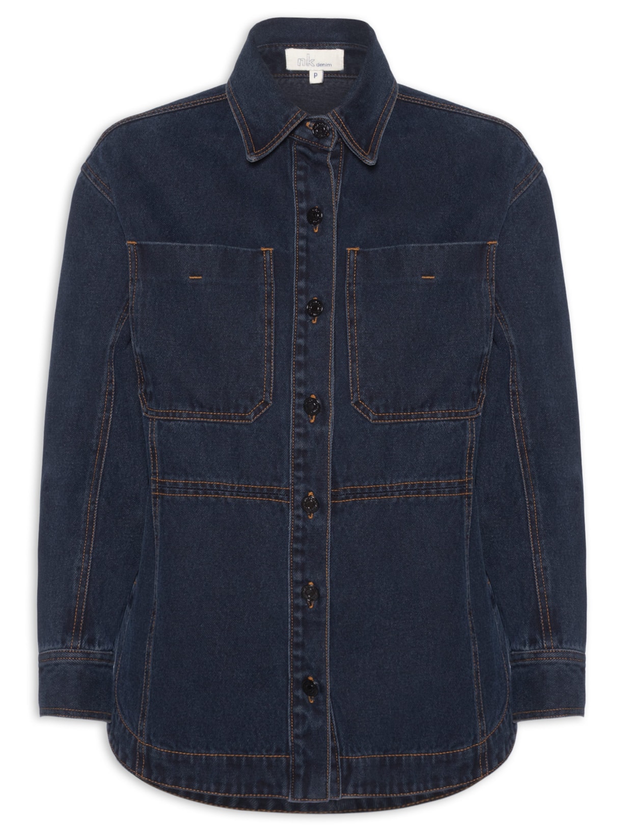 Camisa Feminina Jeans Fly - Azul