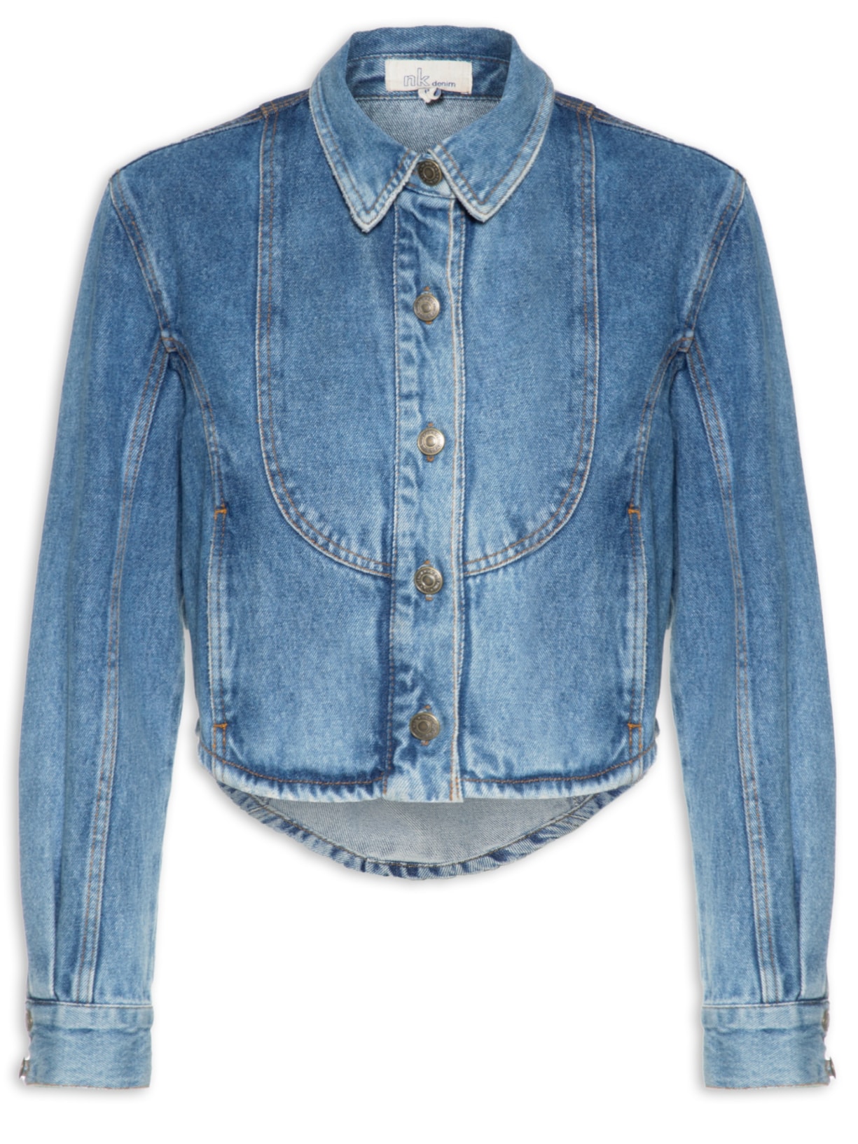 Camisa Feminina Jeans Polly - Azul