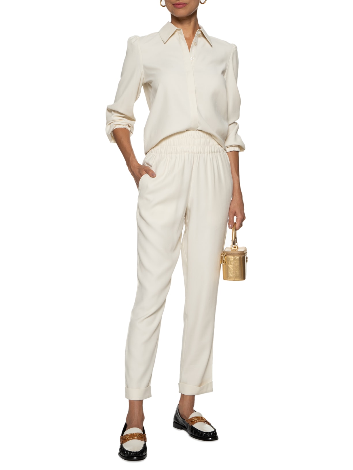 Camisa Feminina Joana Off White Le Lis