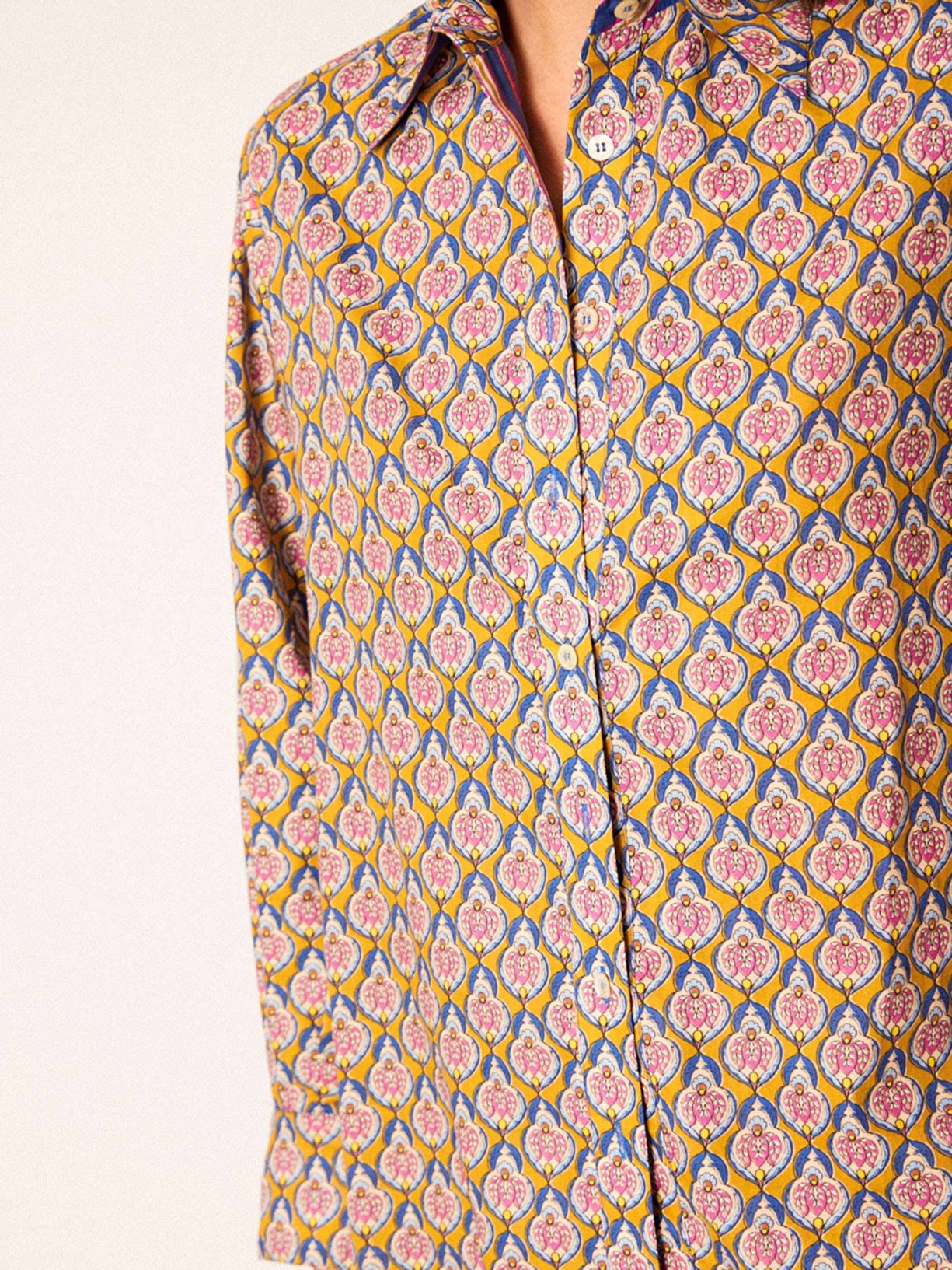 Camisa Feminina Jodhpur Azul Mixed