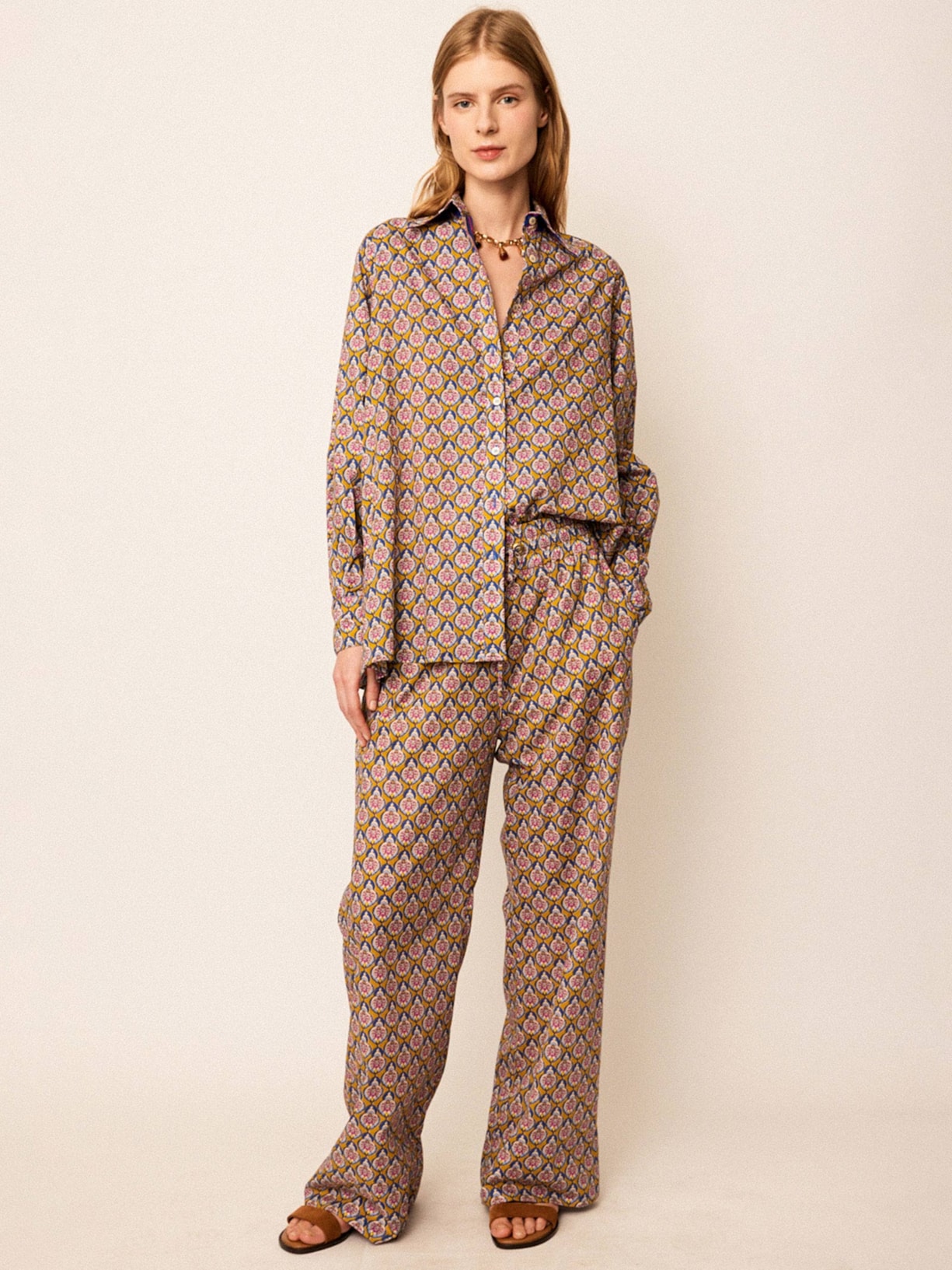 Camisa Feminina Jodhpur Azul Mixed