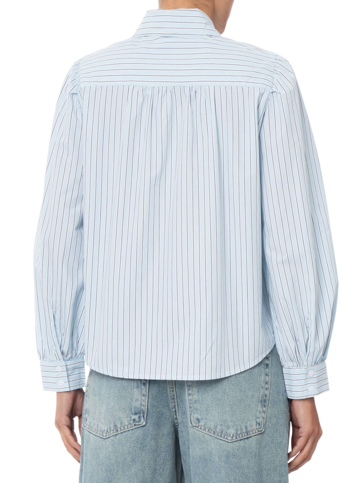 Camisa Feminina Judice Western Shirt Azul Levi's
