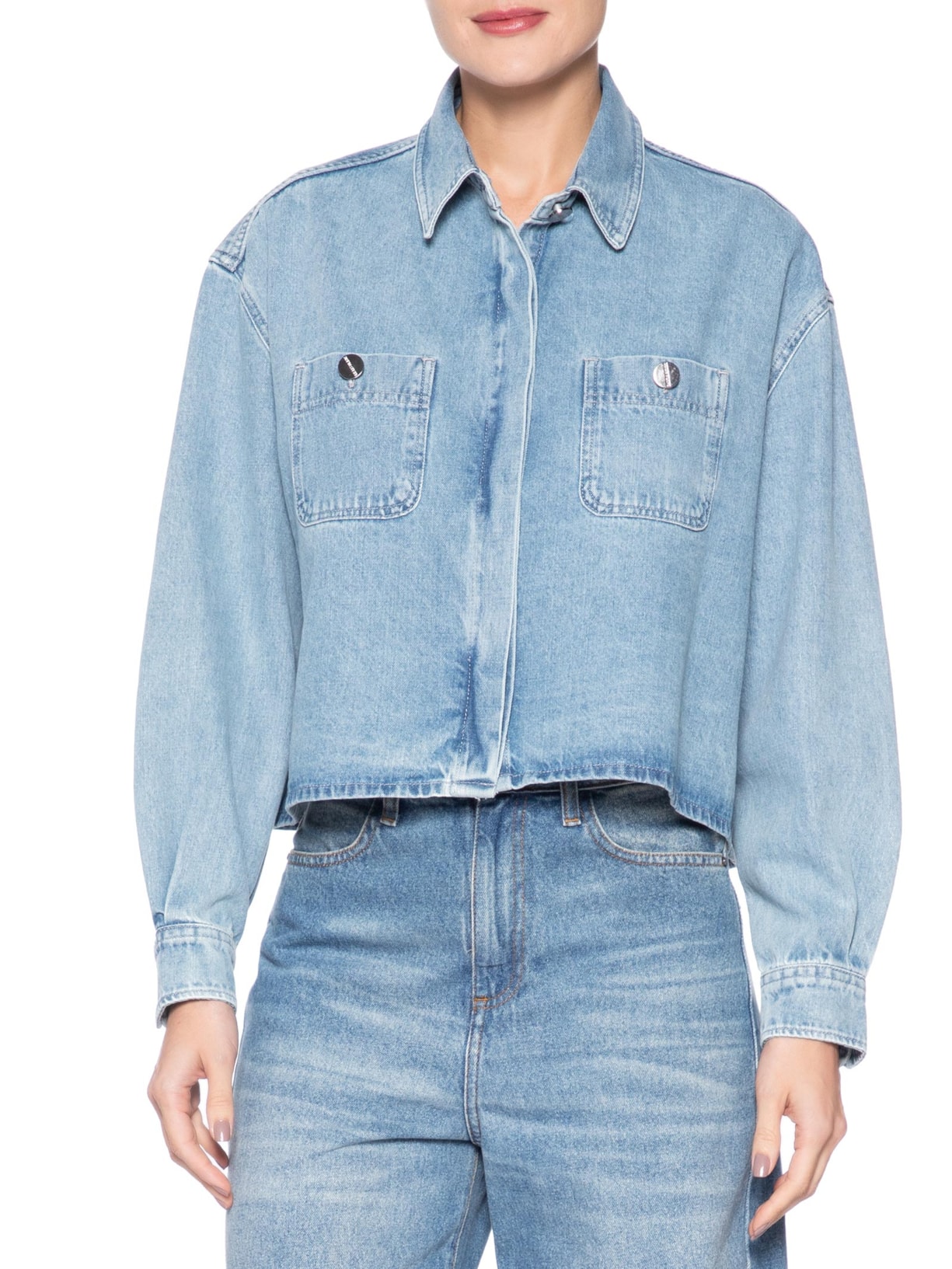 Camisa Feminina Juma Azul Le Lis
