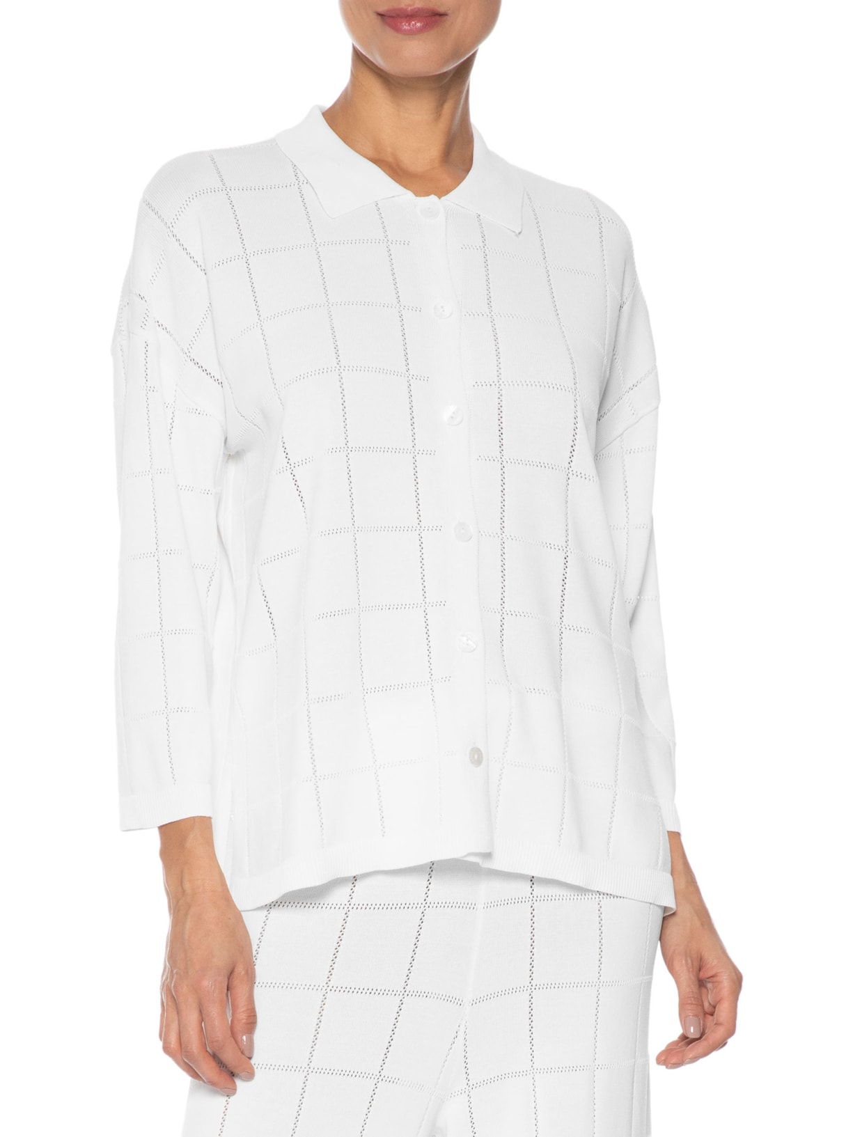 Camisa Feminina Kara Branco Le Lis