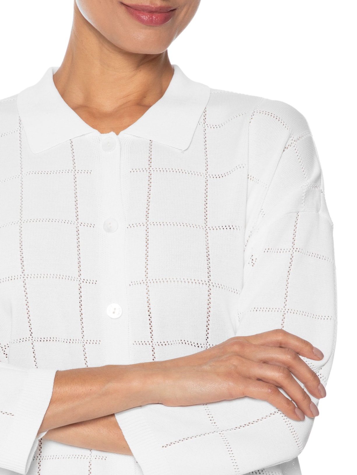 Camisa Feminina Kara Branco Le Lis