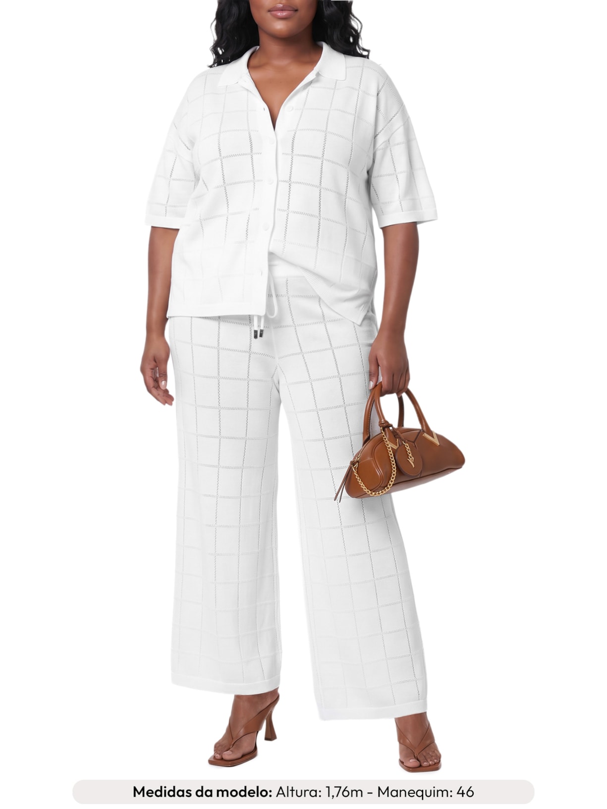 Camisa Feminina Kara Branco Le Lis
