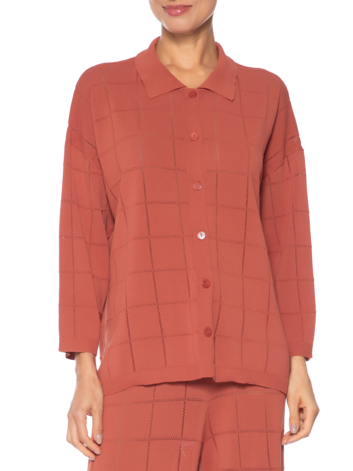 Camisa Feminina Kara – Vermelho Le Lis