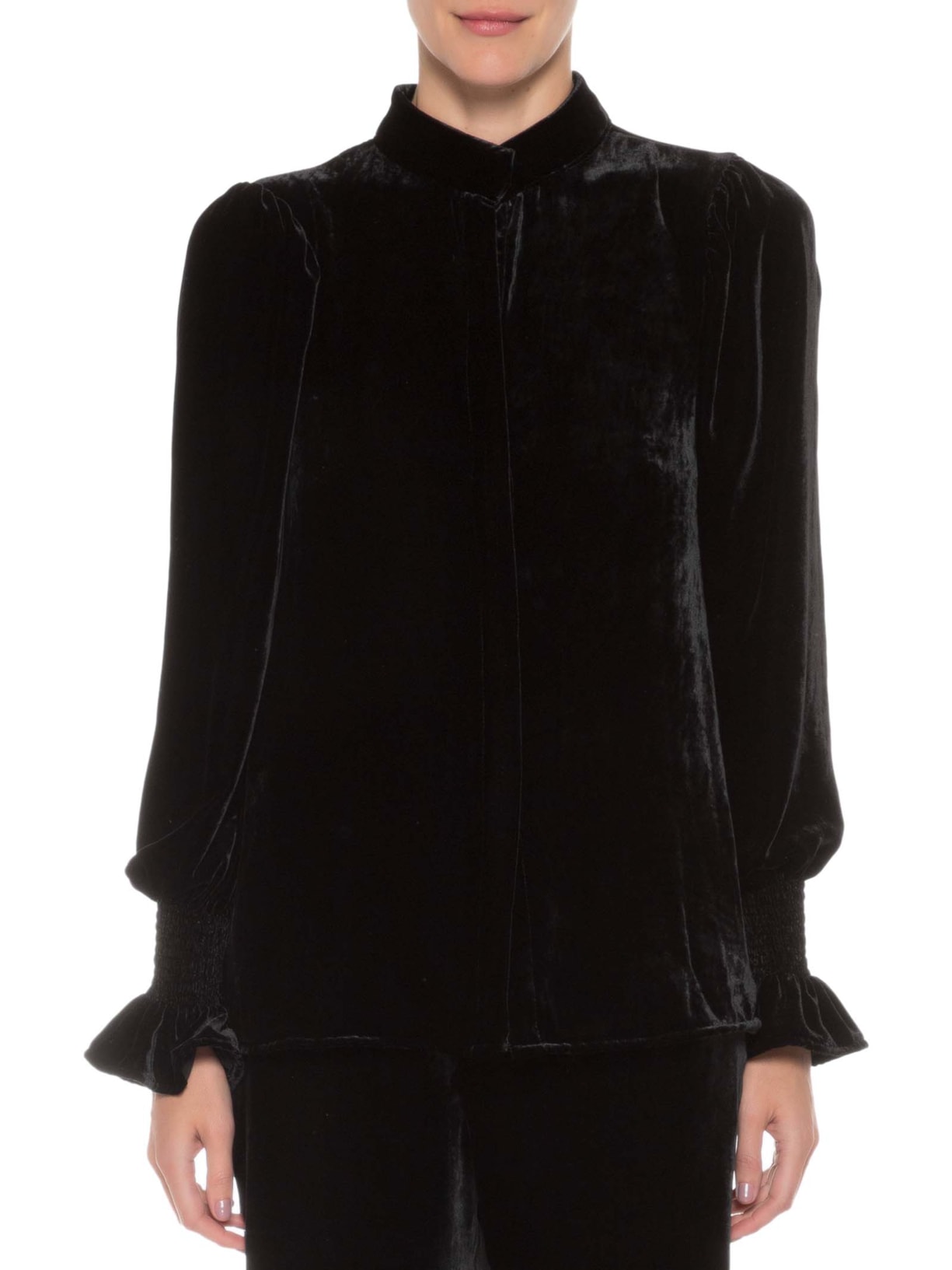 Camisa Feminina Kimochi Preto Carol Bassi