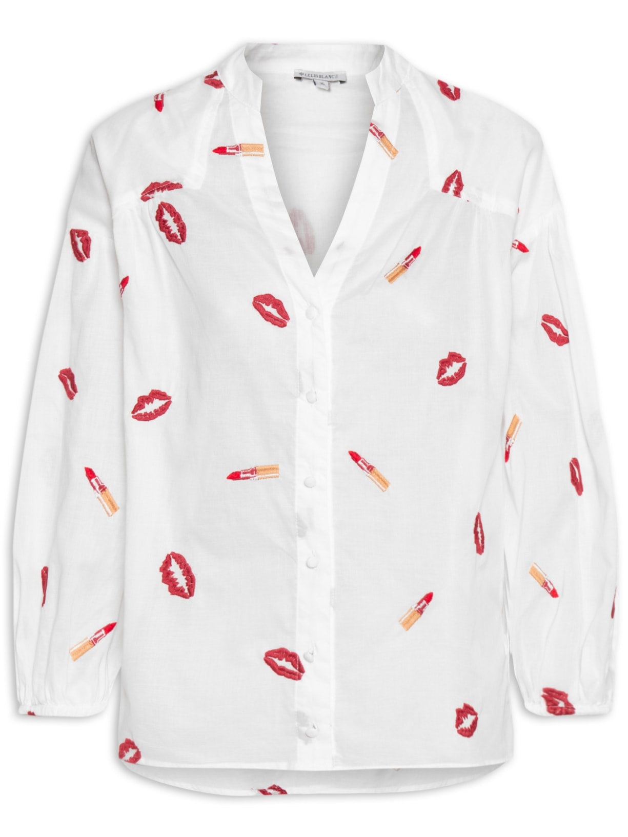 Camisa Feminina Kiss - Branco