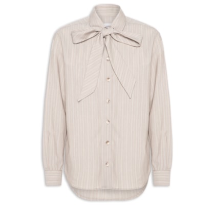 Camisa Feminina Lã Lulu - Bege