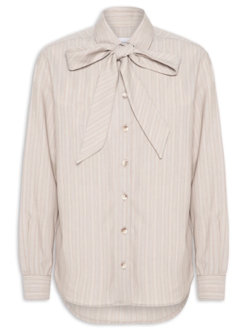 Camisa Feminina Lã Lulu - Bege