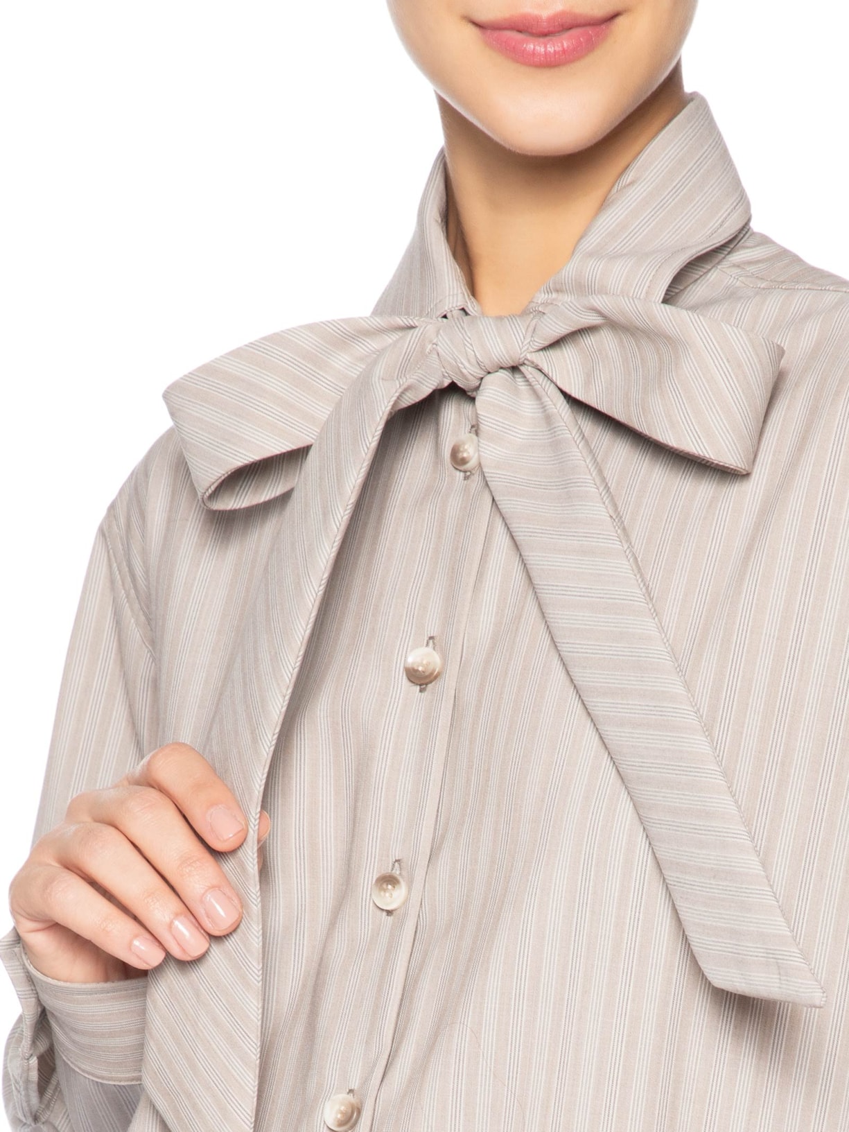 Camisa Feminina Lã Lulu Bege Andrea Bogosian