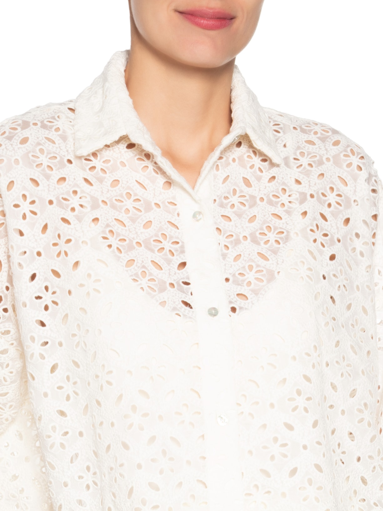 Camisa Feminina Laise Branco Lenny Niemeyer