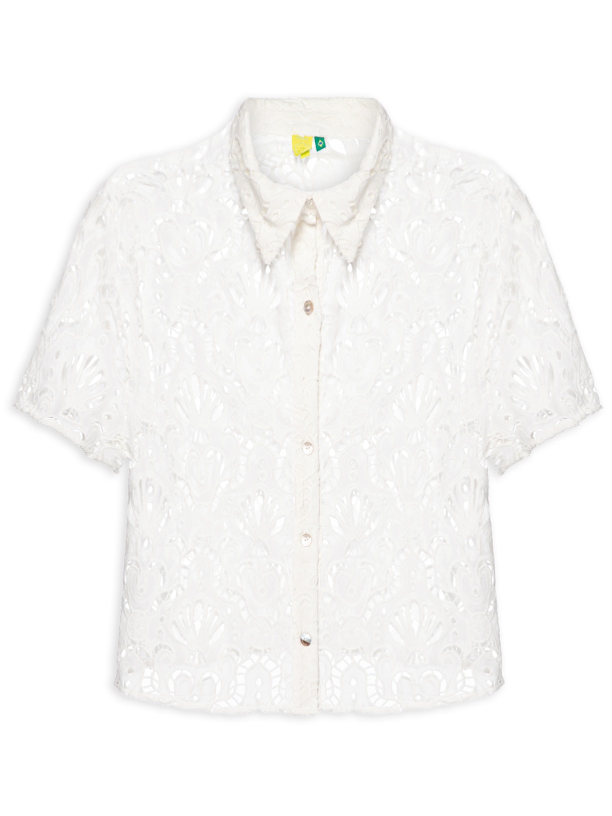 Camisa Feminina Laise Concha - Branco