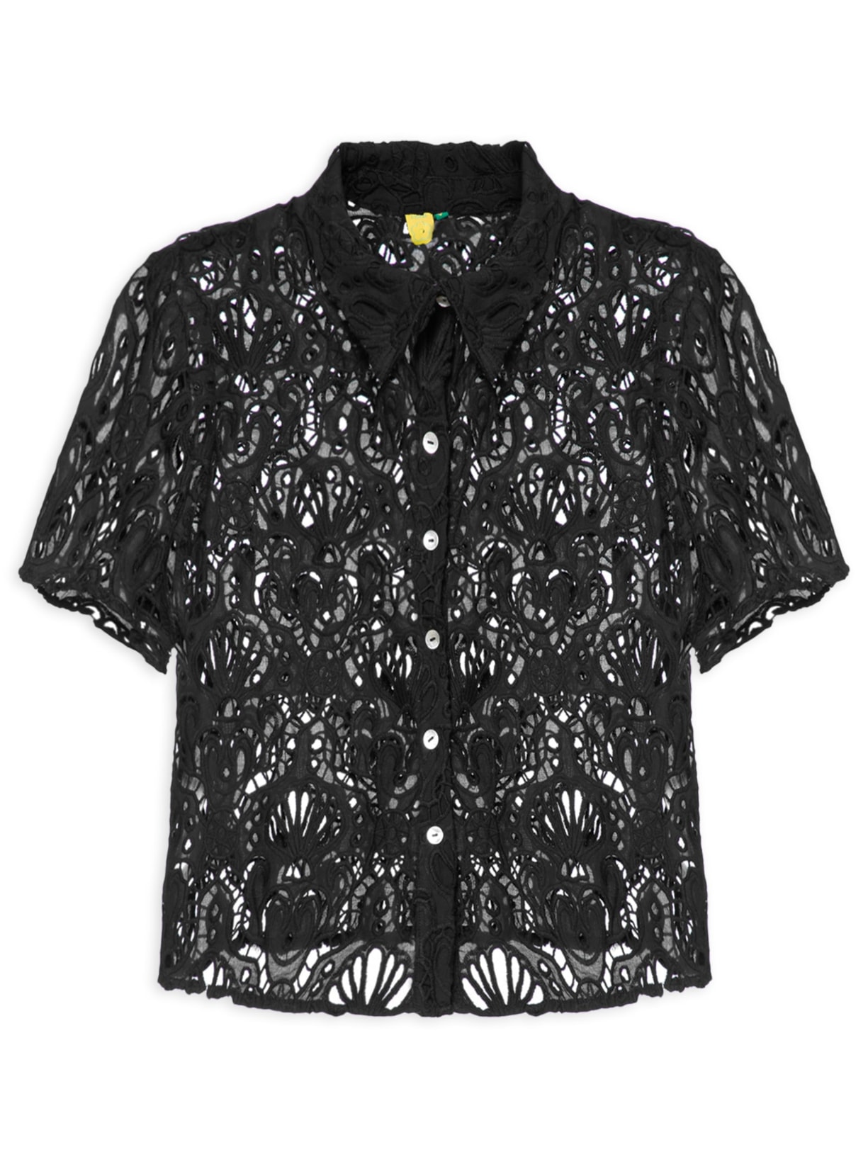 Camisa Feminina Laise Concha - Preto
