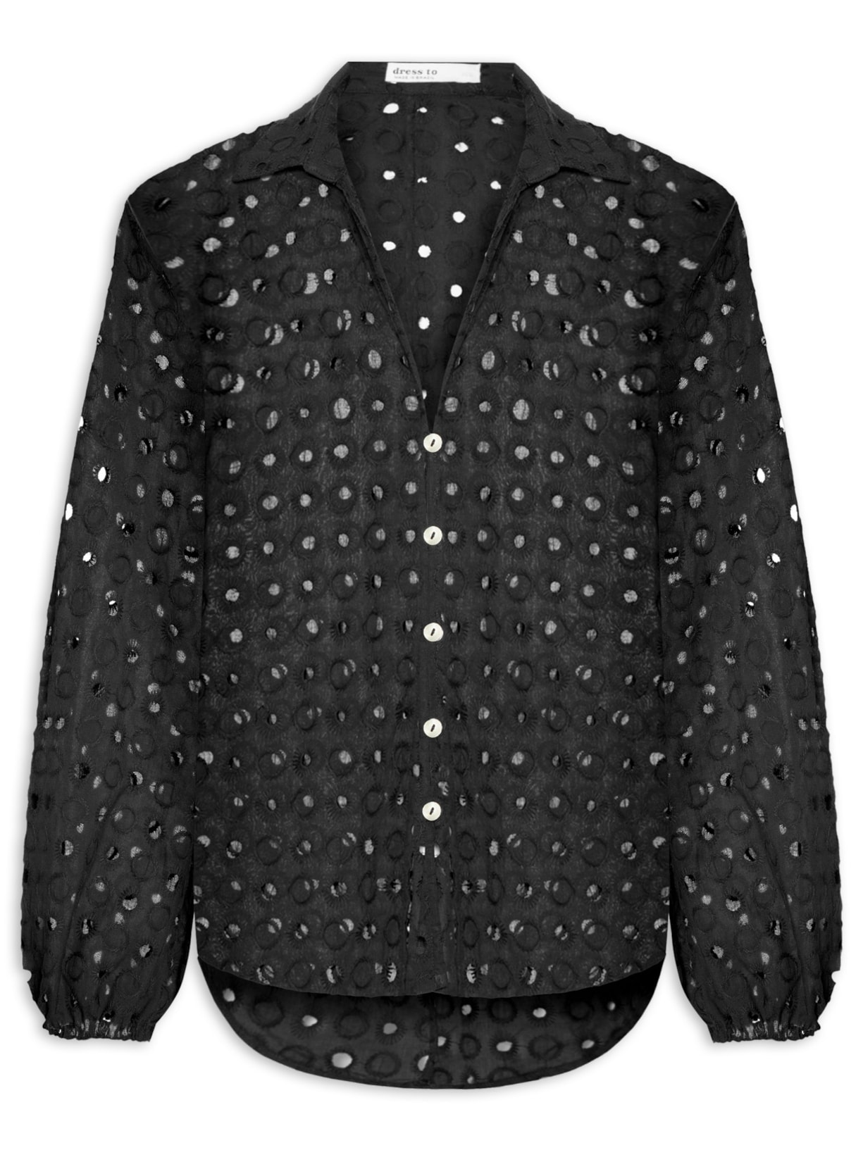 Camisa Feminina Laise - Preto