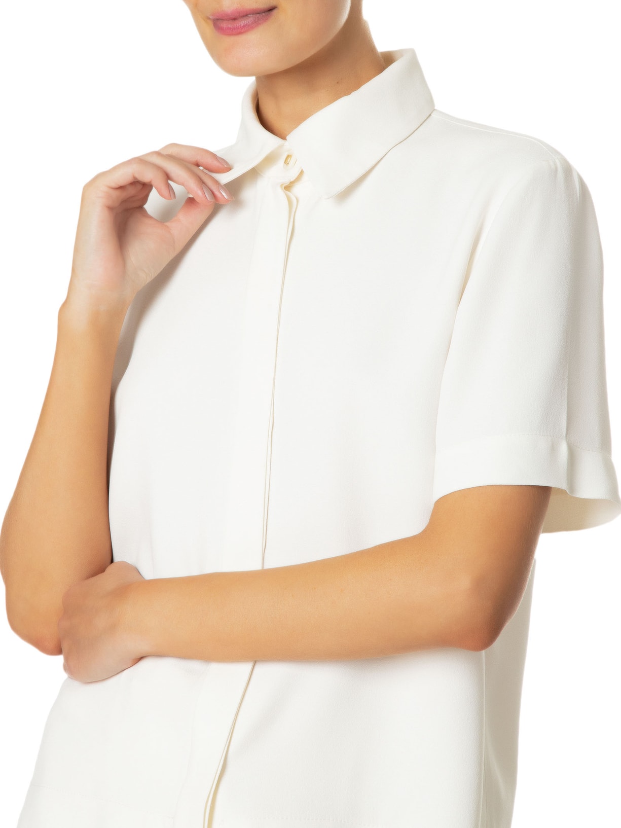 Camisa Feminina Laroche Off White Carol Bassi