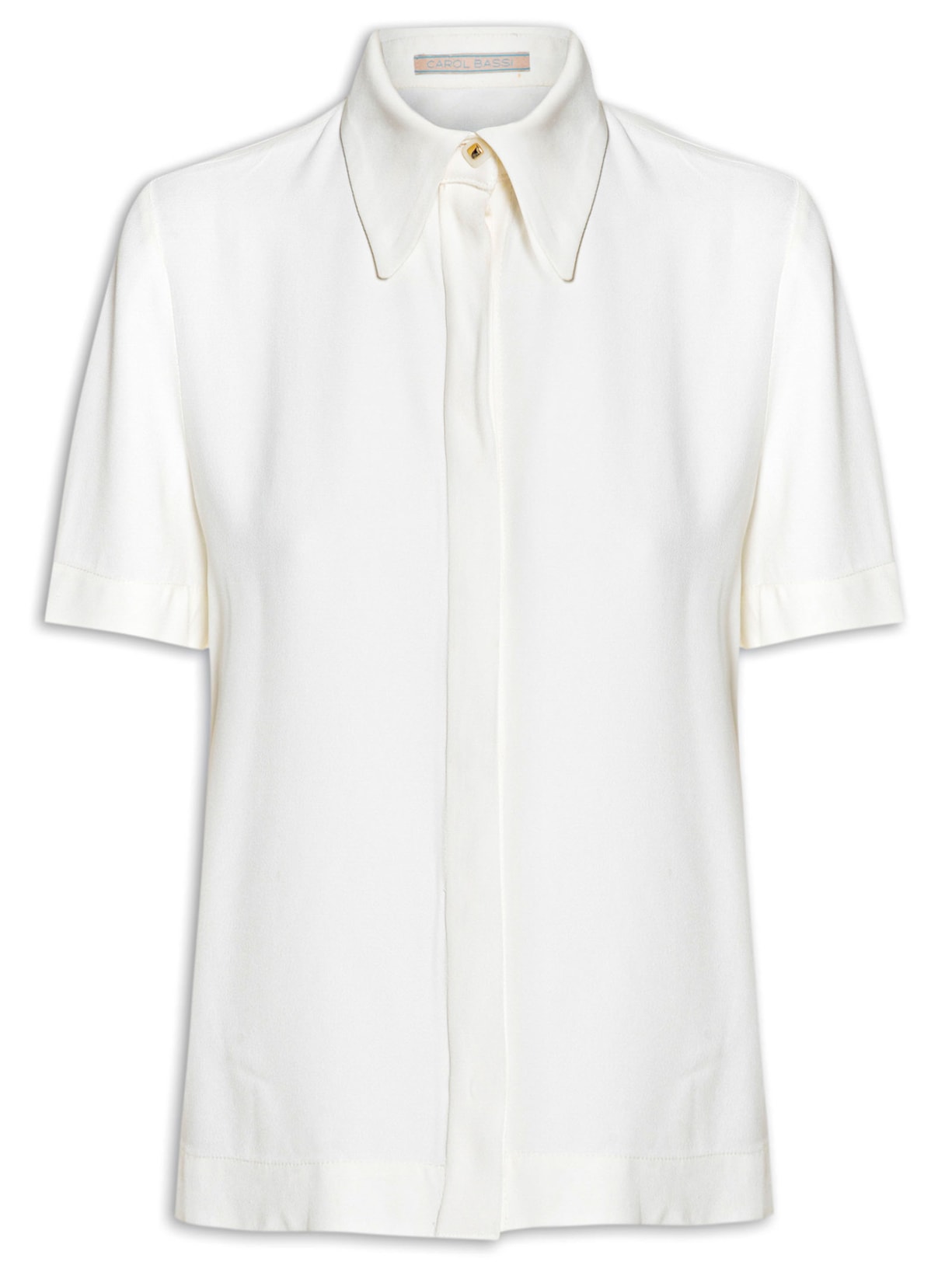 Camisa Feminina Laroche Off White Carol Bassi