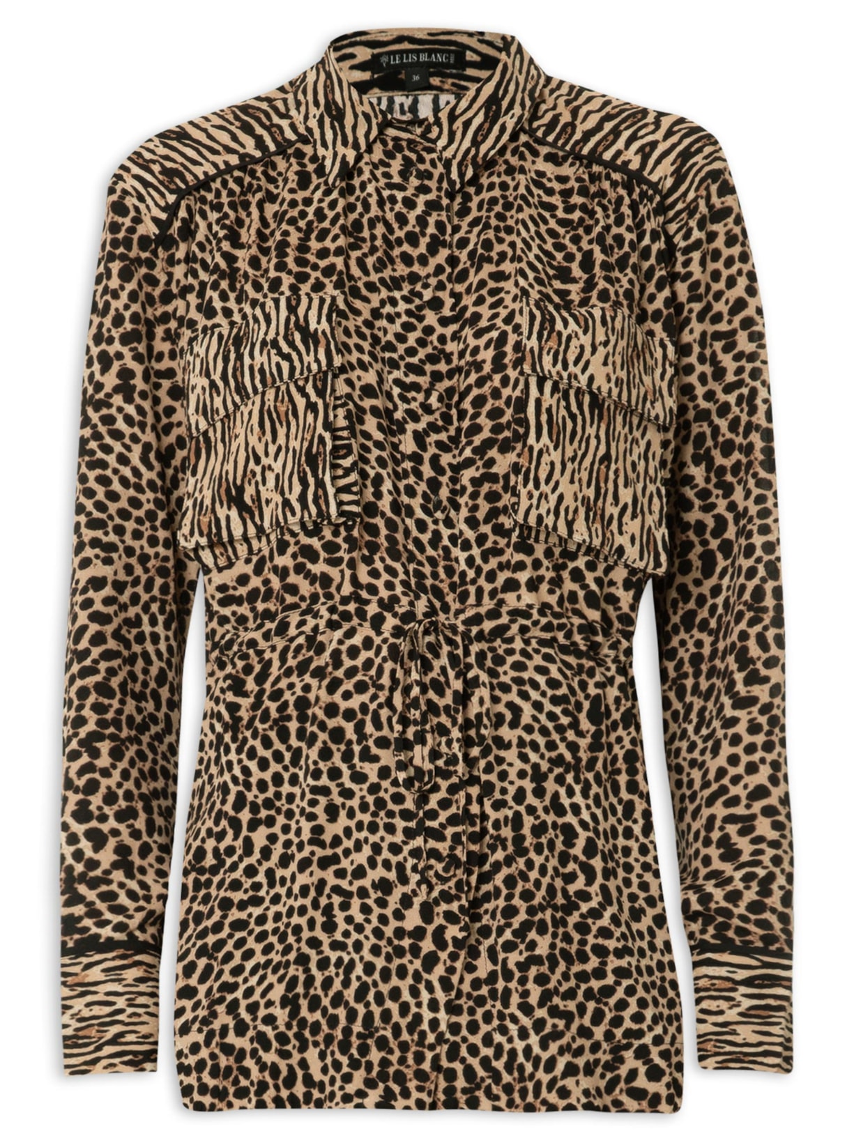 Camisa Feminina Leandra - Animal Print