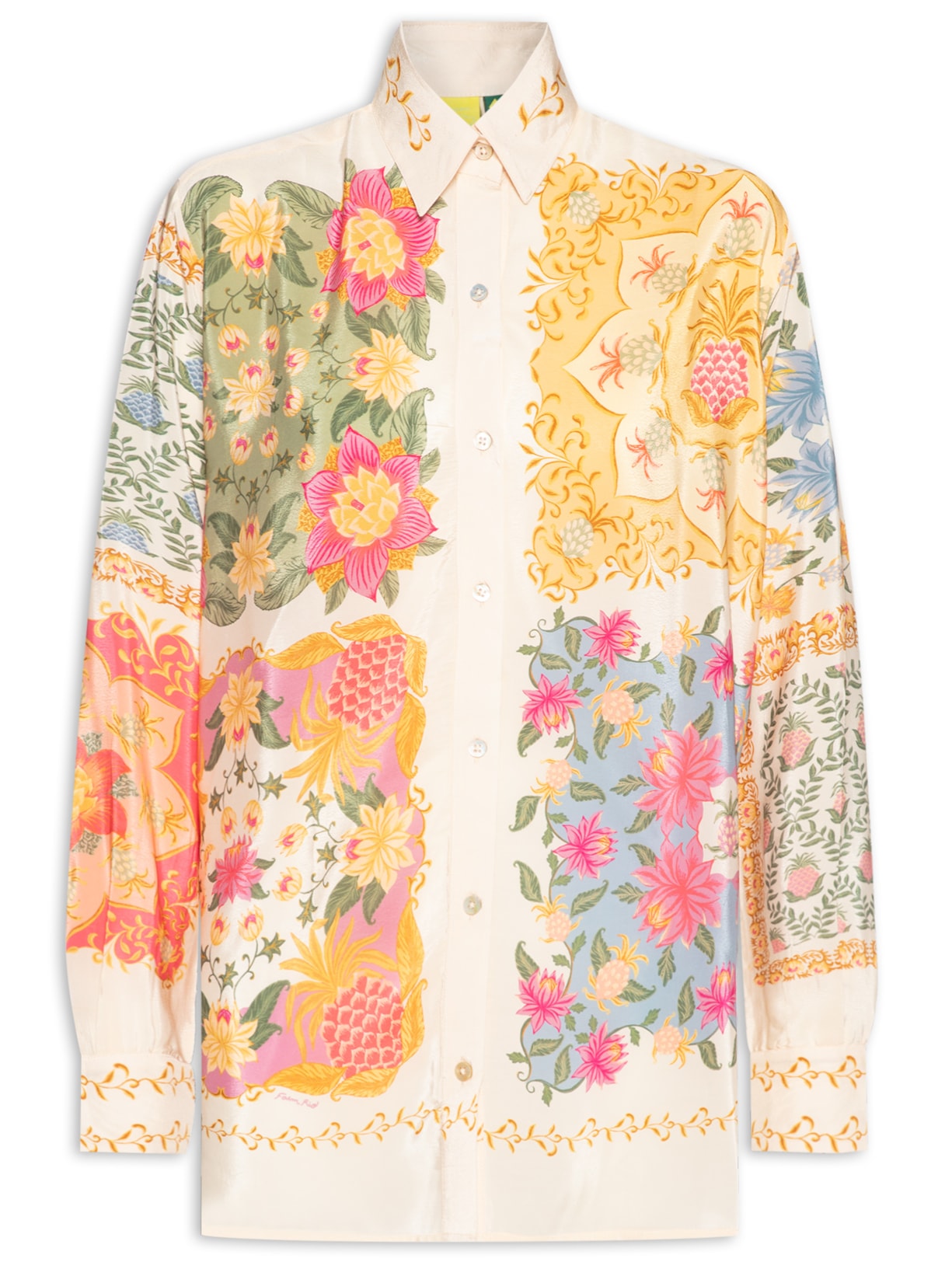 Camisa Feminina Lenço Amalfi - Amarelo