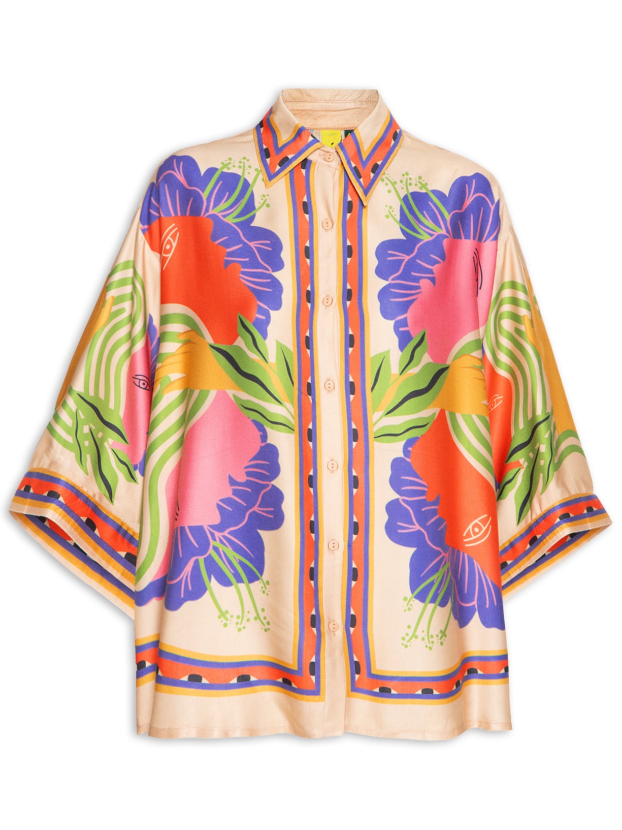 Camisa Feminina Lenço Surreal - Rosa