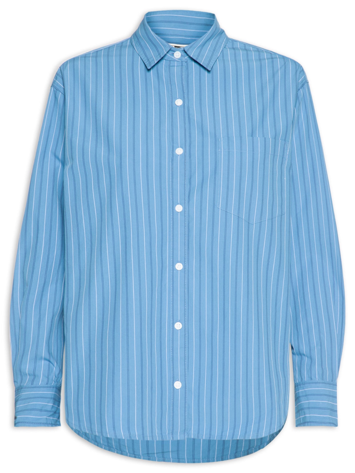Camisa Feminina Levi's® Harlie Boyfriend Shirt Azul Levi's
