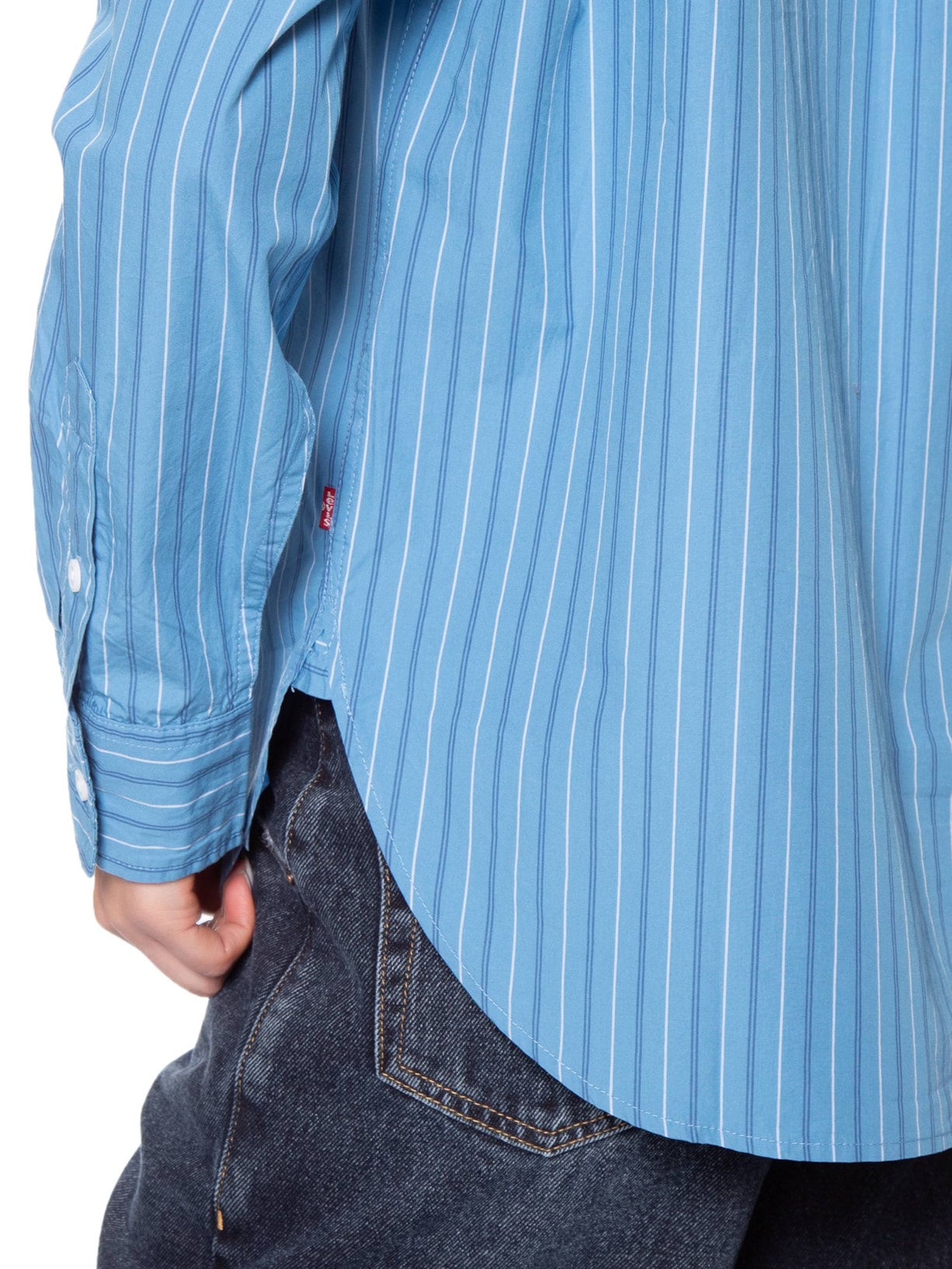 Camisa Feminina Levi's® Harlie Boyfriend Shirt Azul Levi's