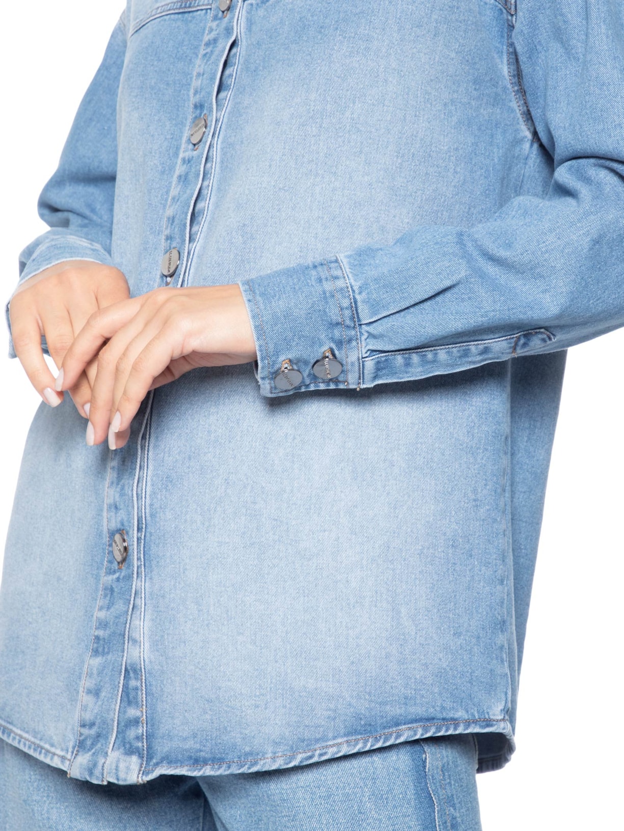 Camisa Feminina Liana Azul Le Lis