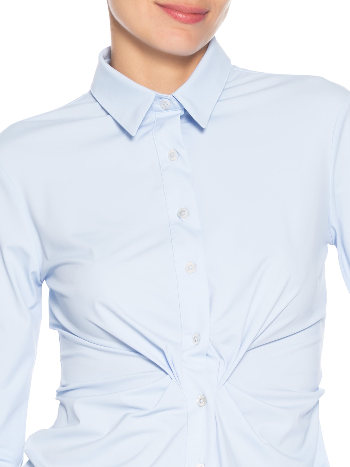 Camisa Feminina Lika Azul Bo.bô