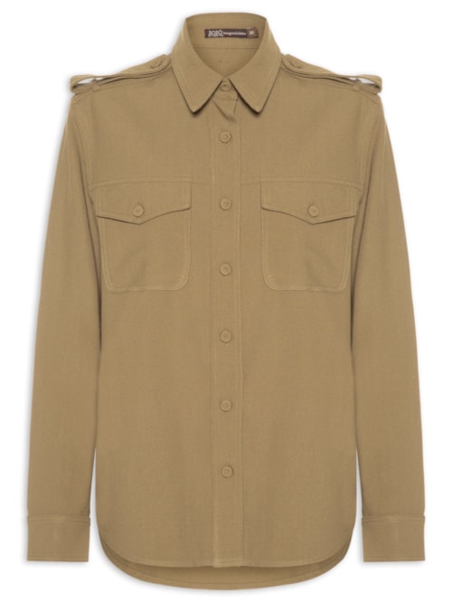 Camisa Feminina Lin - Marrom