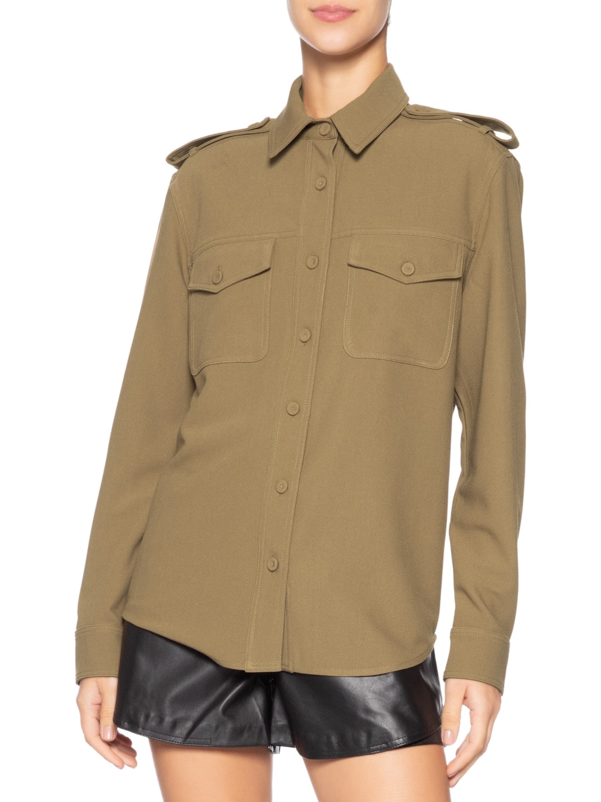 Camisa Feminina Lin Marrom Bo.bô