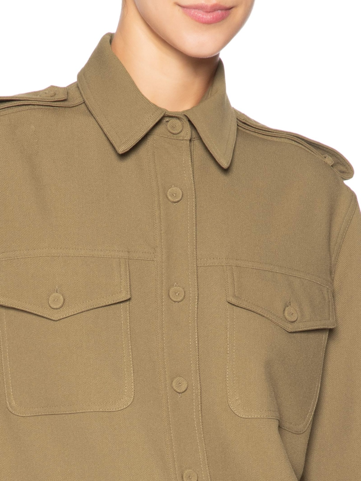 Camisa Feminina Lin Marrom Bo.bô
