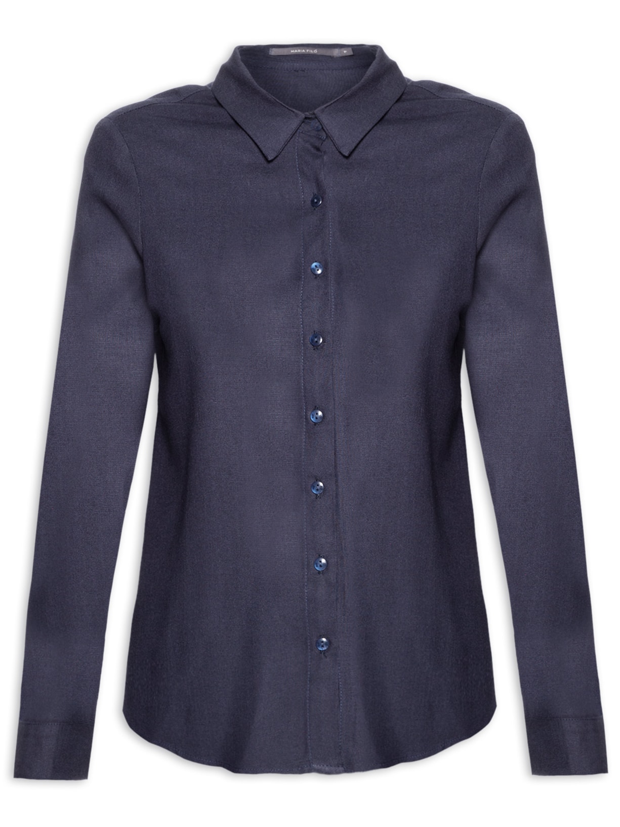 Camisa Feminina Linho - Azul