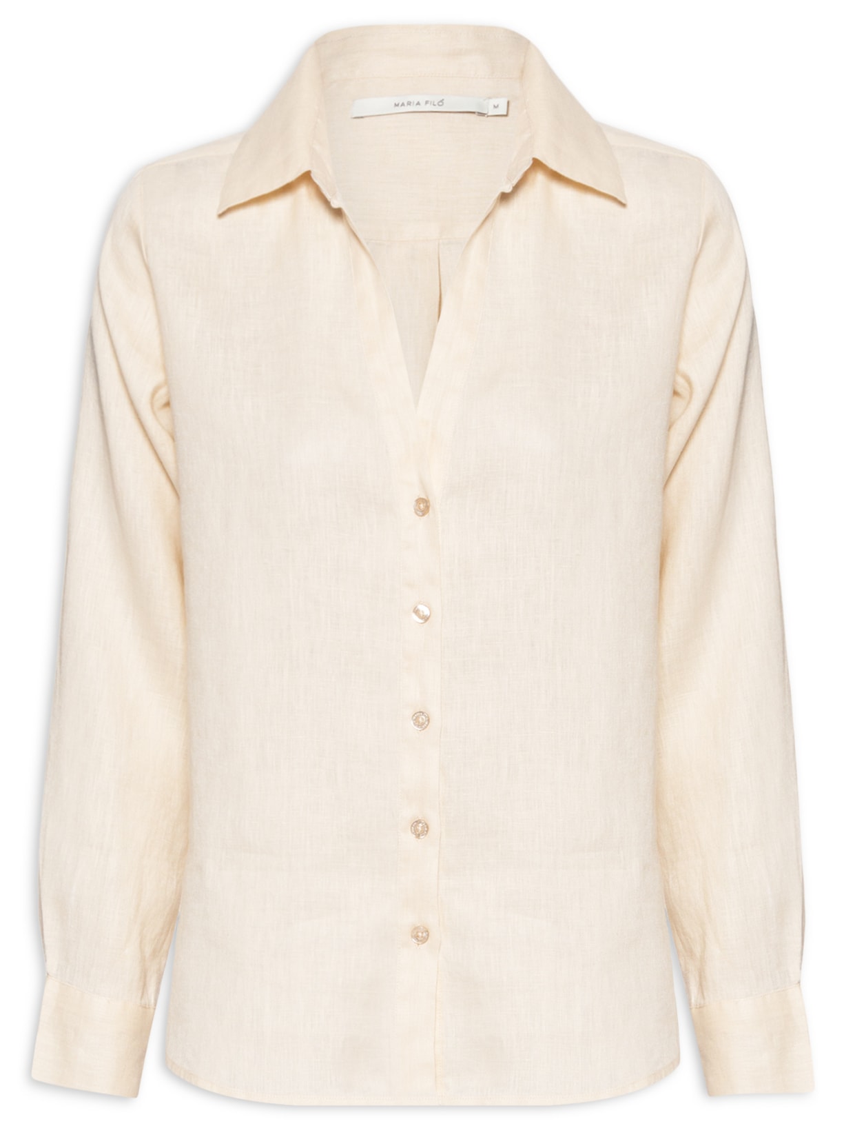 Camisa Feminina Linho - Bege
