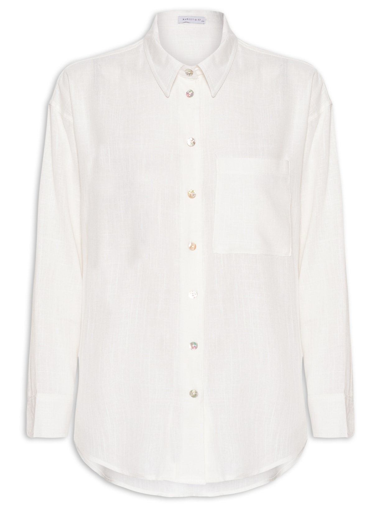 Camisa Feminina Linho - Branco