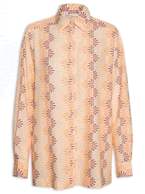 Camisa Feminina Linho Radiante - Marrom